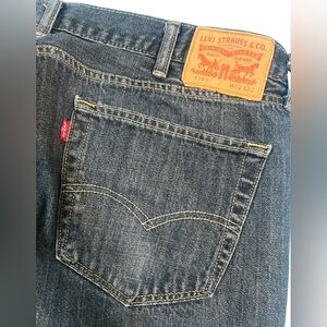 Levi’s 559 Men’s Relaxed Straight Leg Jeans Dark Blue Denim 40x29.5